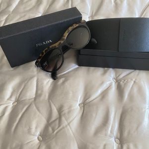 Beautiful tortoise shell/black Prada sunglasses